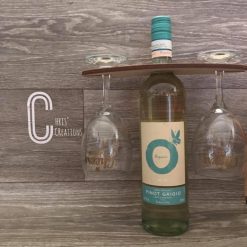 Wooden wine glass holder 1